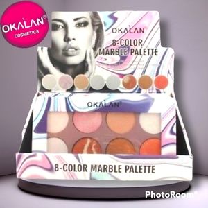 BOGO All Makeup+! New In Pkg OKAĹAN Marbled Pressed Pigment Eyeshadow + Contour